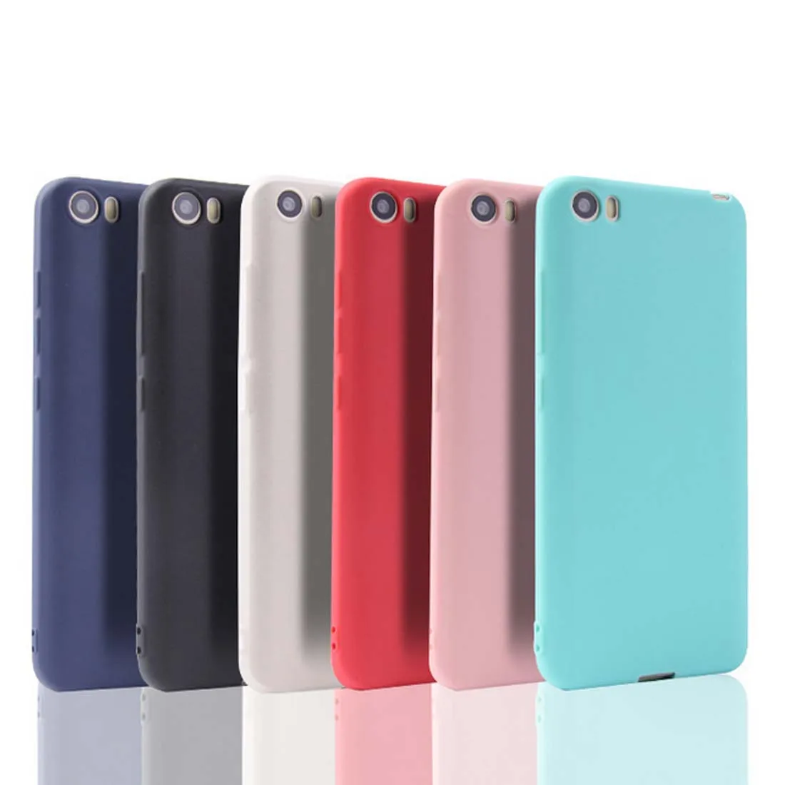 

Simple Silicone Phone Case Matte Back Cover Soft Case For Xiaomi RedmiNOTE4 4A Redmi4 4X NOTE4X NOTE5A 5A Redmi5 5plus Redmi6 6A