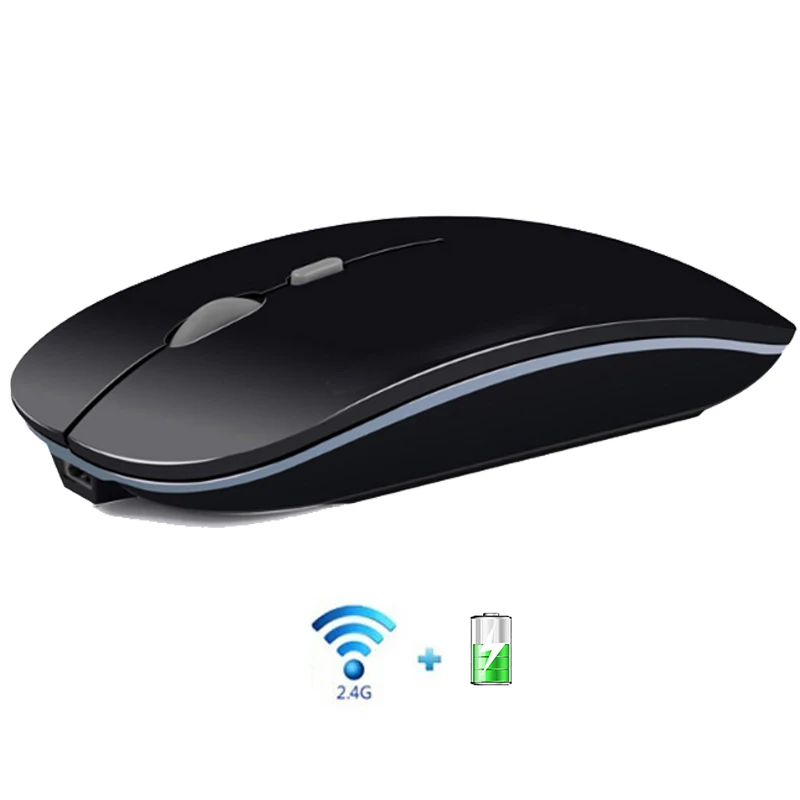 Wireless Mouse Computer Silent Mouse Silent PC Mice Rechargeable