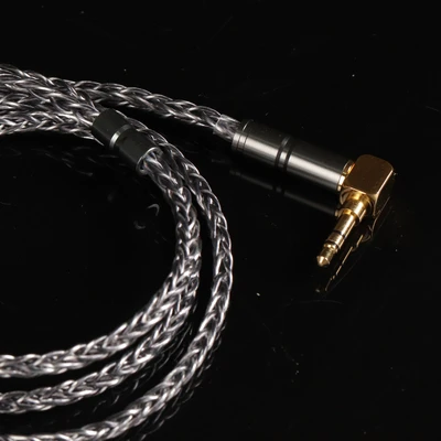 BGVP 6N 400 ядро наушники гибридный кабель 2,5 мм 3,5 мм DIY кабель аксессуары MMCX сменный Hifi кабель обновления наушников DM6 - Цвет: 3.5mm L