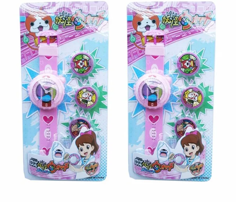 DX Yo kai часы Япония Аниме Yokai освещение Звук медаль детские подарки вставить карту