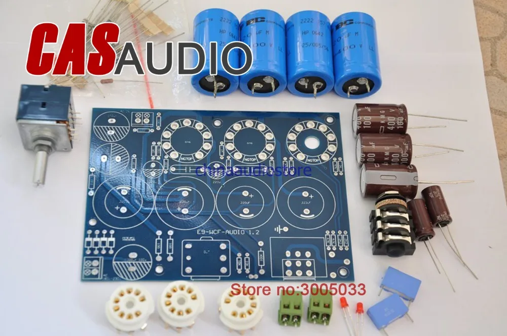 6DJ8 6922 6H6 White Cathode Follower WCF Class A Tube Headphone Amplifier AMP