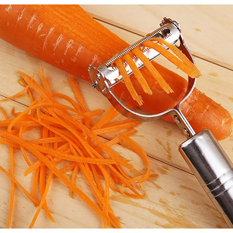 

1pcs Multi-function Vegetable Peelers Zesters Smiling Face Sharp Stainless Steel Fruit Potato Carrot Grater Planing Kitchen Tool
