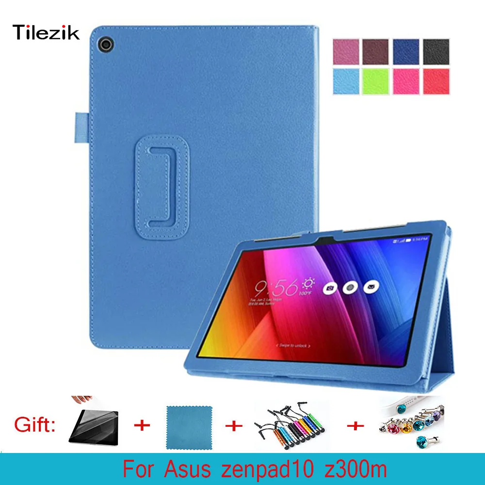 For Asus zenpad10 z300m Luxury handrest PU leather stand case,z300cg