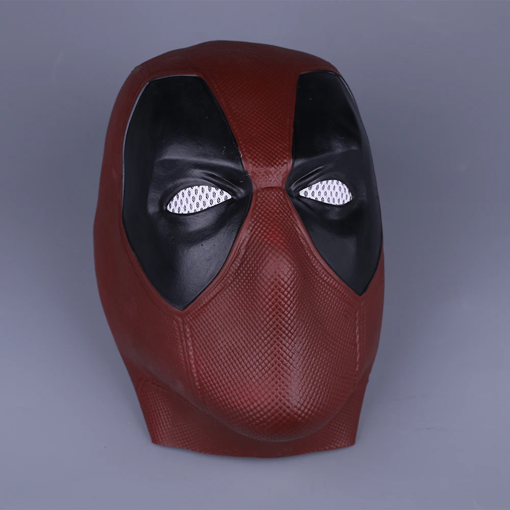 Deadpool 2 Marvel Deadpool Masks Halloween Cosplay Costume Props Superhero Movie Latex Mask Collectible Toys Full Face Mask (11)