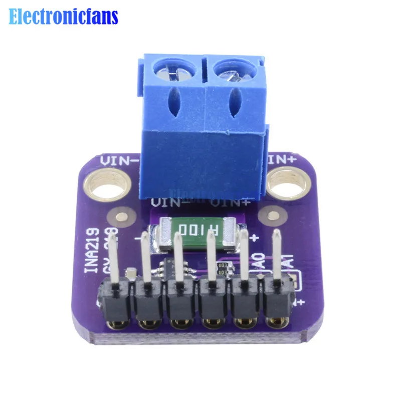 1 компл. GY-219 INA219 IC двунаправленный DC ток питание сенсор коммутационная плата модуль мониторинга для Arduino