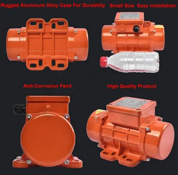 

200W 200Kg 380V 220V 110V 1PH 3PH Strong Force Vibrate Vibration Motor Waterproof dustproof for Mining Blanking Packaging CE
