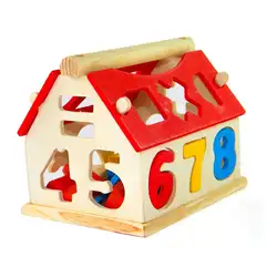 AINY-детский цифровой дом Маленький цифровой дом Умный дом Милая цифровая пара сенсорных ранних обучающих игрушек