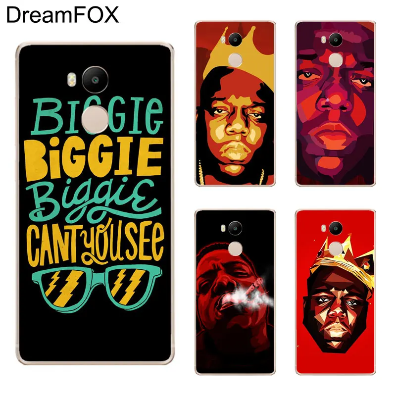 DREAMFOX K247 tupac and biggie drawing Soft TPU Silicone Case Cover For Xiaomi Redmi Note 3 4 5 Plus 3S 4A 4X 5A Pro Global |