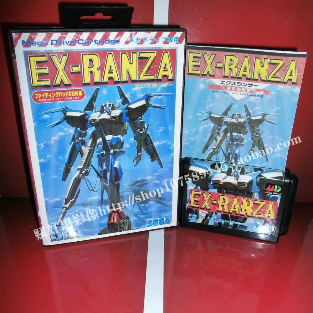 

Ex-ranza Game cartridge with Box and Manual 16 bit MD card for Sega Mega Drive for Genesis