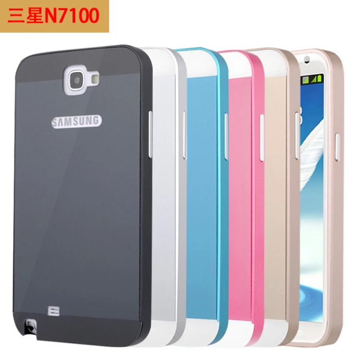 note 2 aluminum metal frame pc brush back cover mobile note 2 aluminum metal frame pc brush back cover mobile