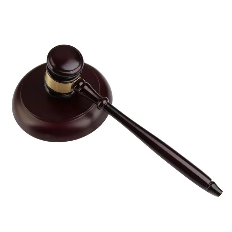 Wood Gavel Handmade Craft Lawyer Judge Auction Sale Hammer