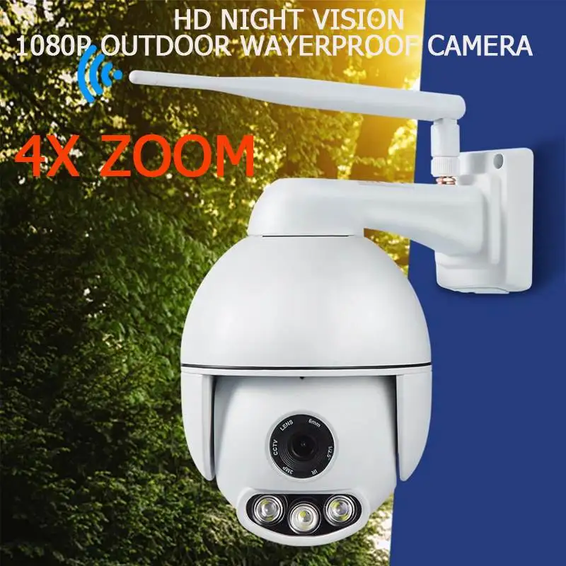 

HD 1080P WiFi Wireless IP Camera 4X Zoom Intelligent Auto Tracking Of Human Home Security Surveillance CCTV Network Wifi Camera
