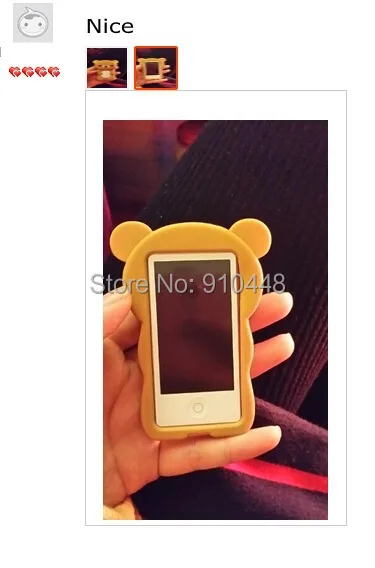 Носки с рисунком медведя из мультика чехол для Ipod Nano 7 крышка Симпатичные, из мягкого ТПУ силиконовый чехол для Apple iPod Nano 7 Чехол для мобильного телефона с Экран пленки и ремешок не дадут