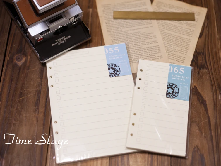 A6 a5 loose-leaf gtd to do hardiron time book core заправка filofax личные 50 страниц | Канцтовары для офиса