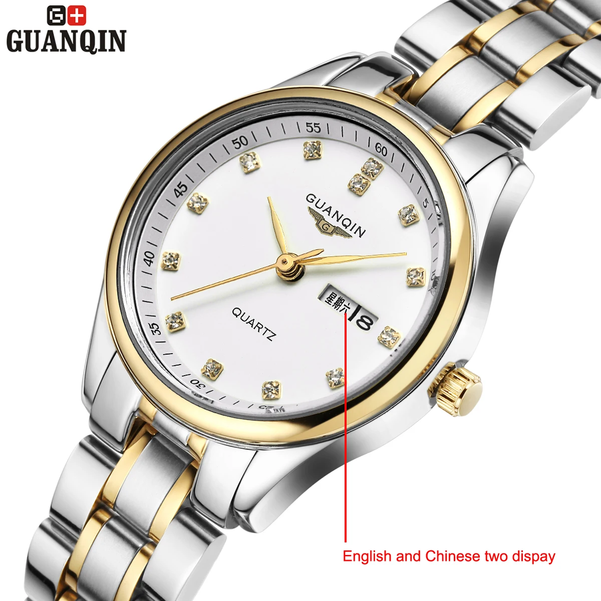Brand GUANQIN women s watches quartz watch women quartz watch crystal vintage business relogio feminino classic