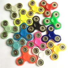 14 Цвет Tri угловой Tri-Spinner Непоседа Игрушки Пластиковые EDC Руки счетчик Для Аутизма и СДВГ Рельеф Фокус Тревога Стресс Игрушки подарок
