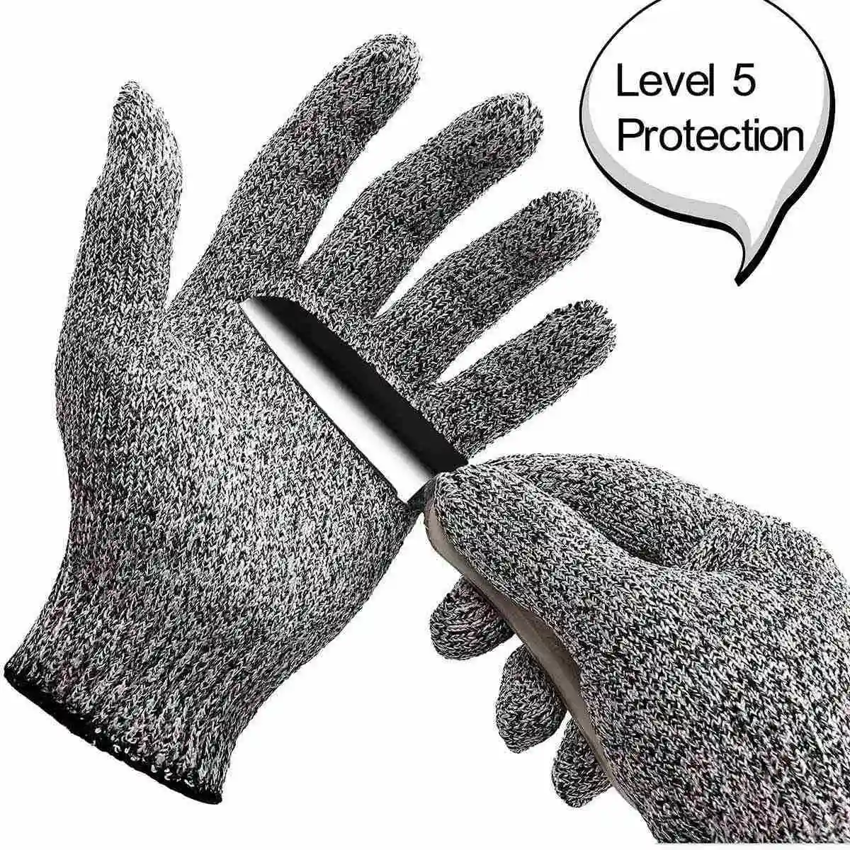 

NEW Level 5 Safety Cut Proof Stab Resistant Stainless Steel Metal Mesh Butcher Glove Workplace Safety