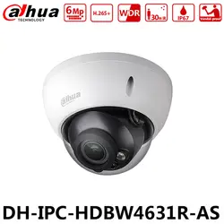 DHL Экспресс доставка 10 шт./лот Dahua IPC-HDBW4631R-AS 6MP IP PoE Камера IK10 IP67 IR30M SD карты заменить IPC-HDBW4433R-AS