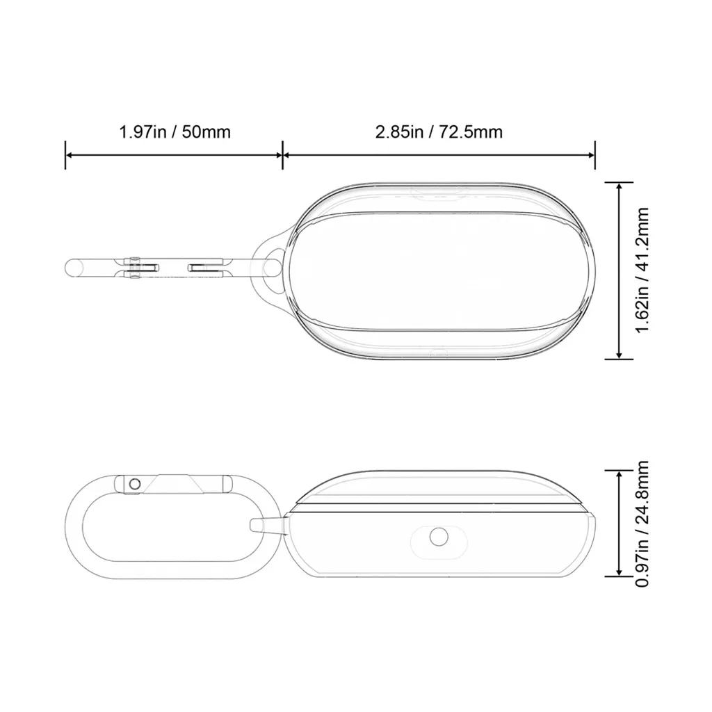 Защитный чехол для хранения наушников коробка Bluetooth гарнитуры Gear Icon X 2019 яркий