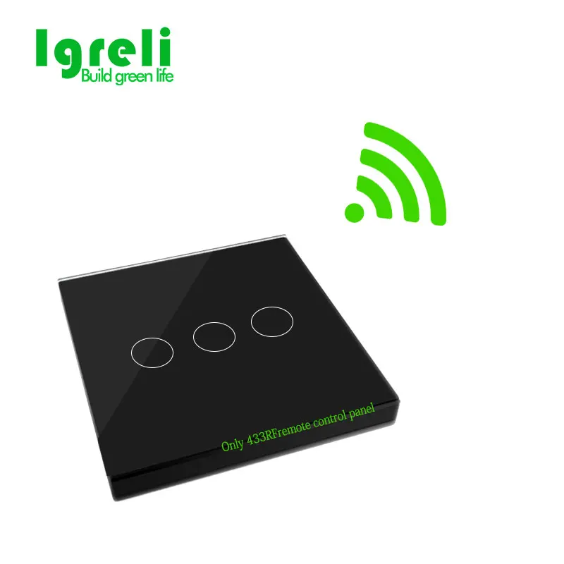 

Igreli Sensor Stick Switch 3 Push Buttons Smart Remote Wireless Touch Control Home Not Wiring Free Stickers Panel