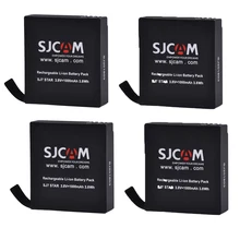 4 шт. 1000 мАч оригинальный SJCAM SJ6 Перезаряжаемые Камера Батарея для SJCAM SJ6 Спортивная Экшн-камера Legend