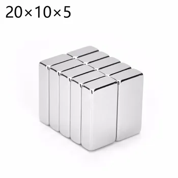 

2/5/10/20/50Pcs 20x10x5 Neodymium Magnet 20mm x 10mm x 5mm N35 NdFeB Round Super Powerful Strong Permanent Magnetic imanes