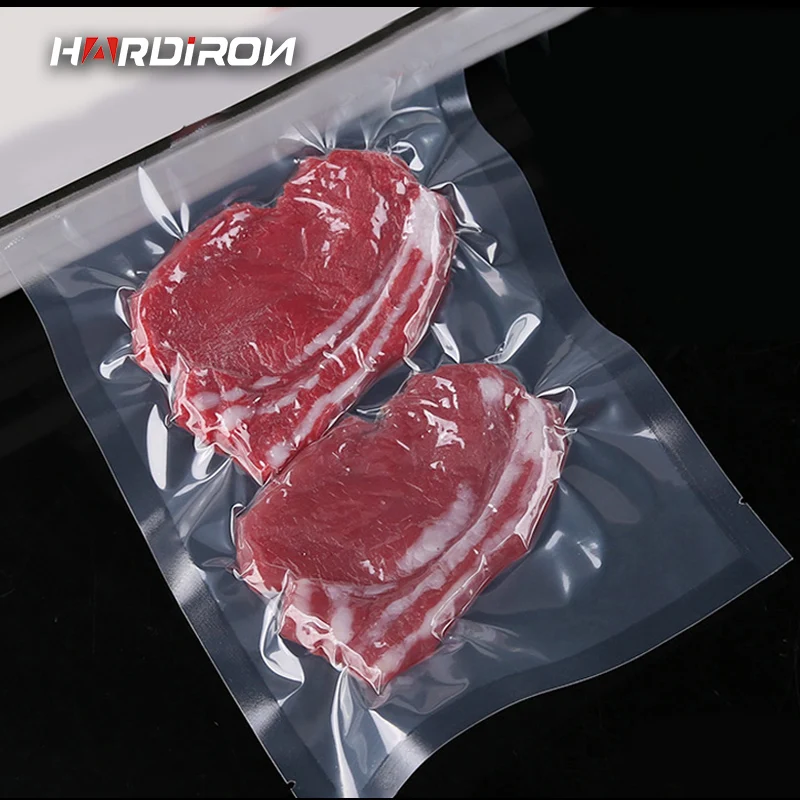

0.32mm Thicken Vacuum Hot Seal Food Storage Bags Vacuum Packing Pouches Clear Color Smooth Surface Plastic Food Vacuum Bags