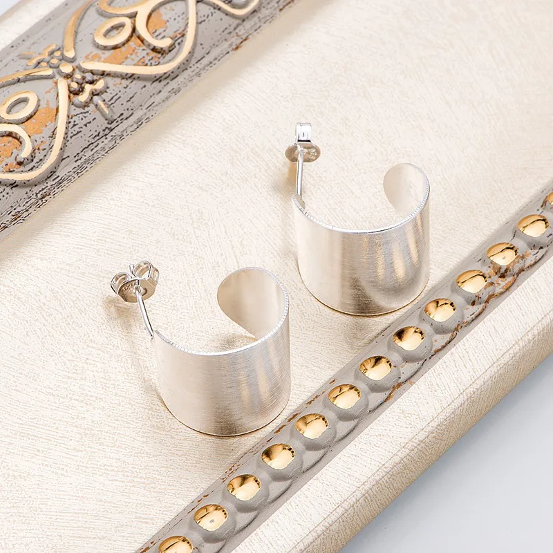 silver plated earrings 925 jewelry for women silver earrings LQ-E218 CTJWNYCP - Image 2