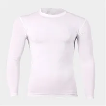 Футболка с длинными рукавами, Для мужчин быстросохнущая компрессионные колготки для занятий фитнесом, спортом теннисные футбольные майки одежда с длинным рукавом тренажерный зал для бега спортивная одежда