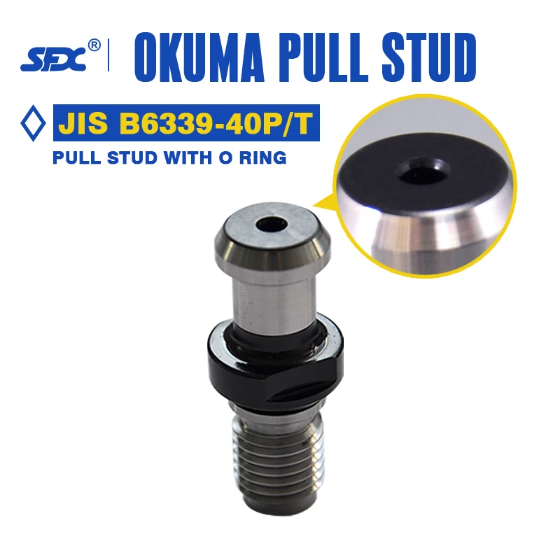 10pcs OKUMA machine tool grinding 40P/T CNC pull stud retention knob