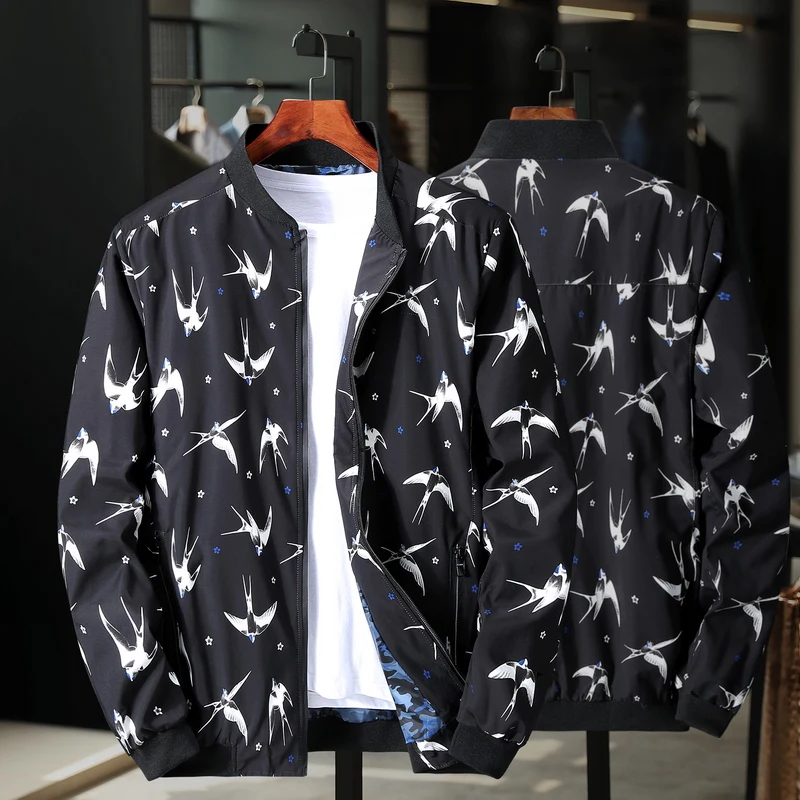 b new arrival men fashion super large coat men's Print Windbreak Camouflage Jacket casual plus size 4XL 5XL 6XL 7XL 8XL 9XL 
