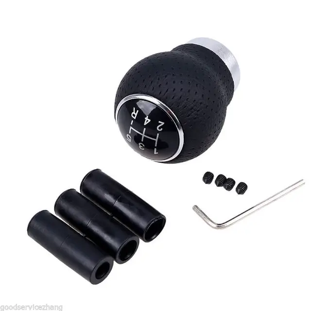 Universal 5 Speed Aluminum Manual Gear Stick Lever Shift Shifter Knob
