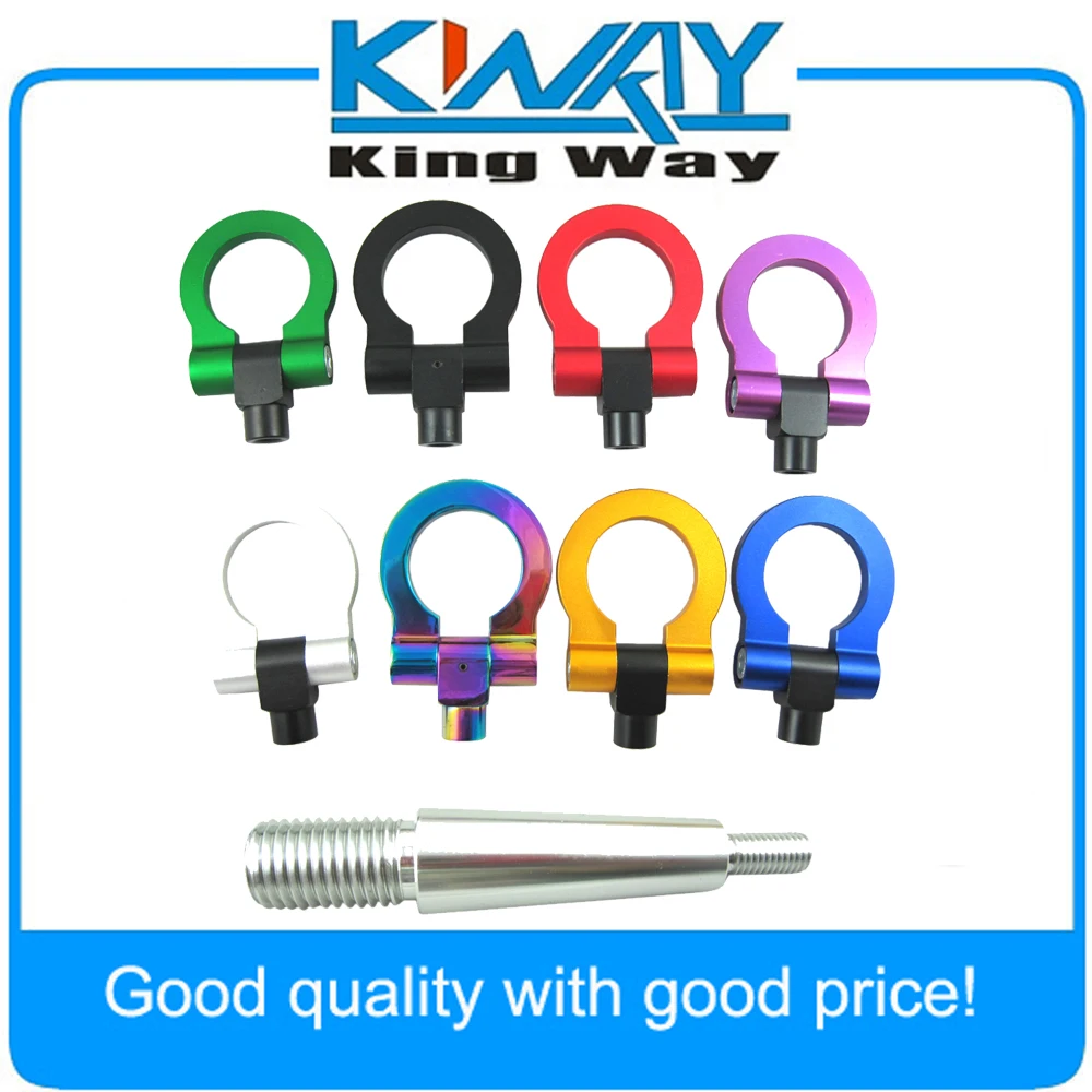 Jdmspeed الألومنيوم t2 cnc سباق هوك السحب يصلح ل ميتسوبيشي لانسر ايفو EX-7 الألوان