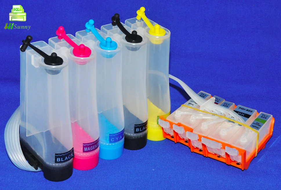 PGI825 CLI826 825 826 для Canon PIXMA MG8180 6180 5280 IP4880 4980 IX6580 MX888 непрерывной подачи чернил Системы СНПЧ наборы