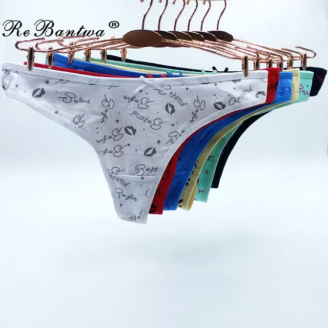 Wholesale 10pcs/lot Sexy g-strings Bikini Printed Panties Thongs T