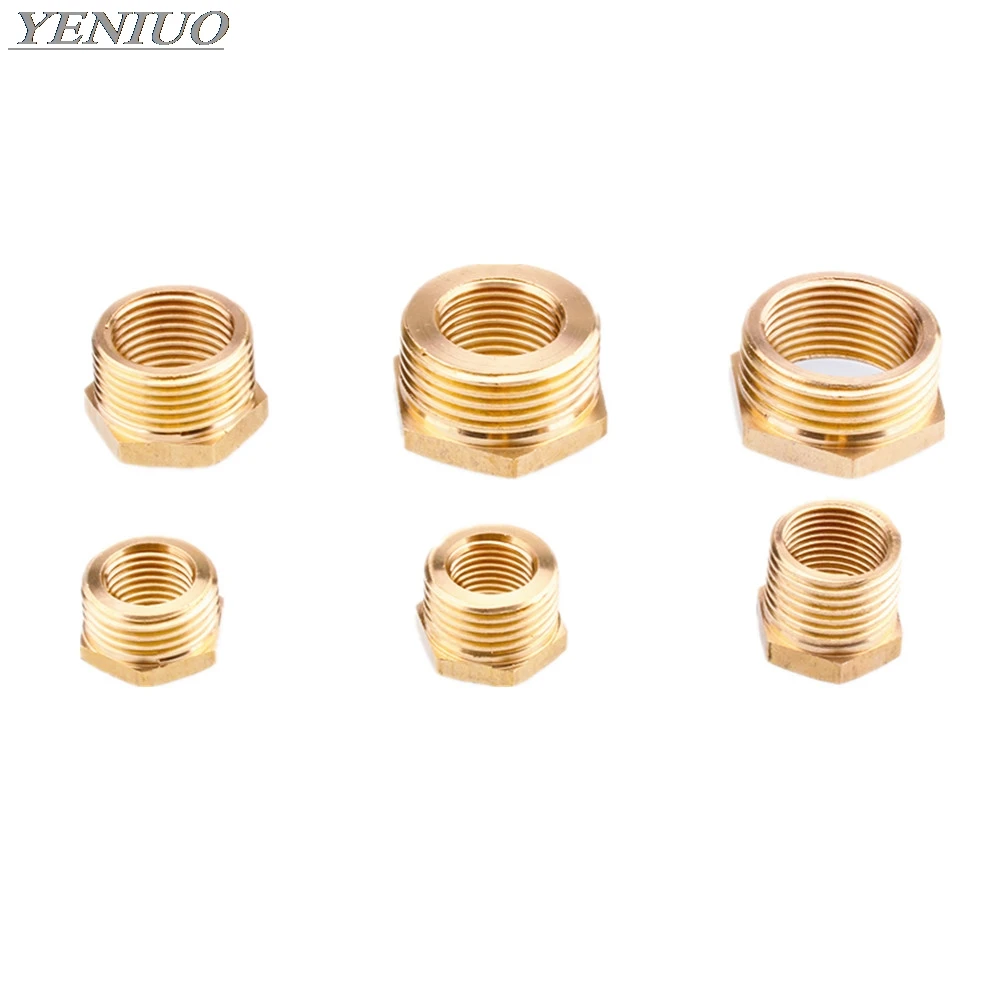 Латунный фитинг шестигранного редуктора втулка M/F 1/8 &quot1/4&quot 3/8 &quot1/2&quot 3/4 &quotBSP