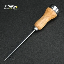 Length-24cm из нержавеющей стали Палочки для льда с деревянной ручкой Коктейльная дробилка для льда металлические палочки sBar долото бытовой кухонный Бар Инструмент