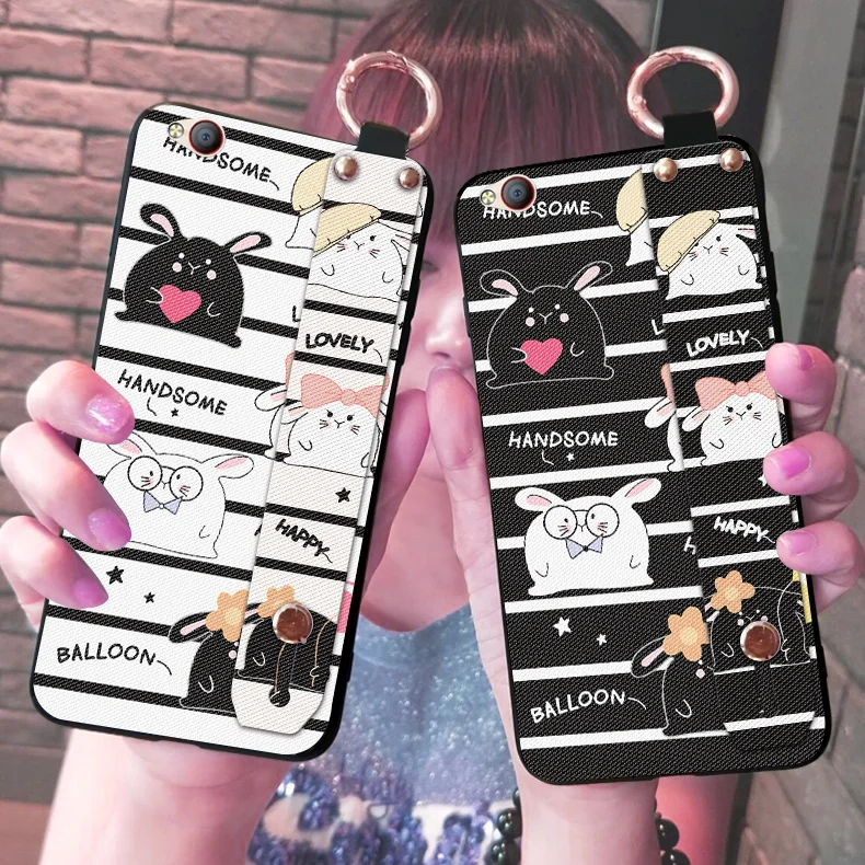 

Silicone Stripe Cute Cover For ZTE Nubia Z18 Z11 Z17 Mini S Z17S Wristband Animal Rabbit Cases For Nubia X N2 N3 V18 M2 Lite