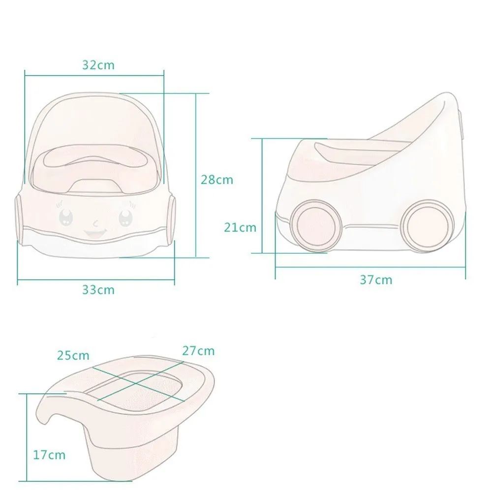 Детский горшок, тренировочный Писсуар для детского сиденья, форма автомобиля, портативный туалет, детский унитаз, детский унитаз, портативный горшок с спинкой