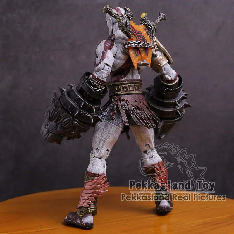 Goede NECA God war 3 Ghost van Sparta Kratos PVC Action Figure Collectible Model Toy 22 cm
