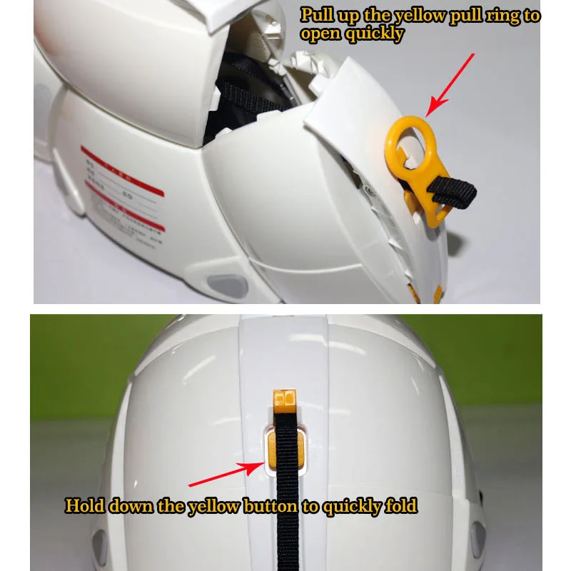  Foldable Helmet Portable Safety Helmets Working Cap Outdoor Site Miners Labor Protection Constructi