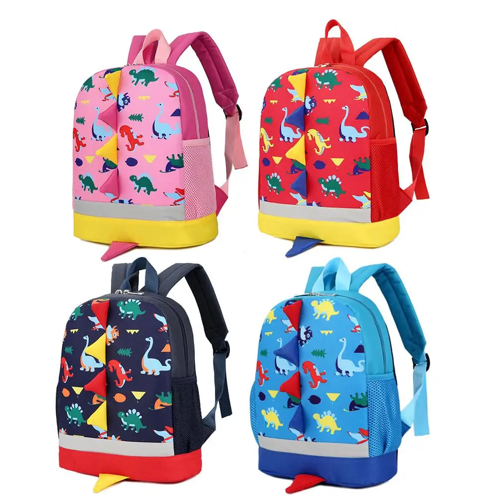 Ребенок динозавра рюкзак 3d мультфильм милый детский сад, школа небольшая сумка рюкзак Mochila Escolar для 1-3-5 лет дети