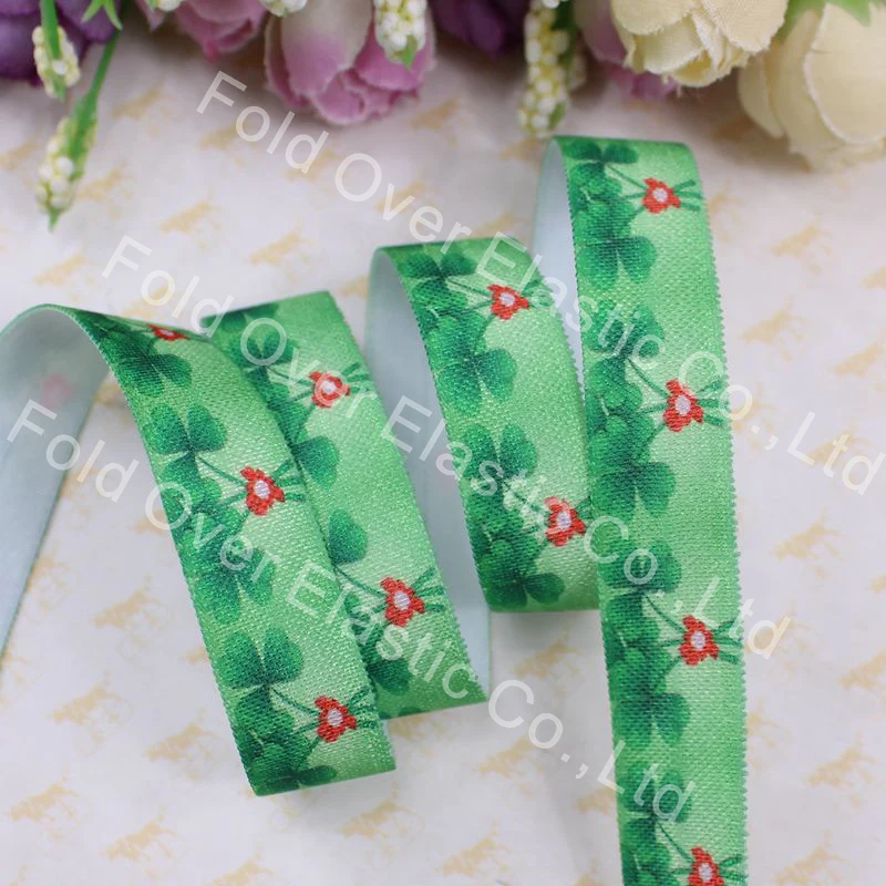 Лист клевера 5/8 дюйма бесплатная доставка теплопередача St. Стрейч на день Патрика