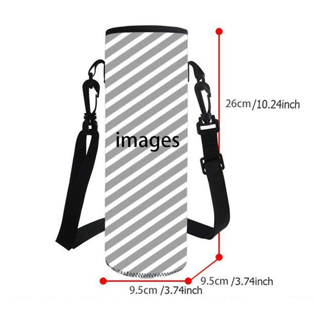 Sport Water Bottle Cover Neoprene Unicorn Insulator Sleeve Bag Case Pouch for 1000ML Water Bottle Carrier Insulated Cover Bag