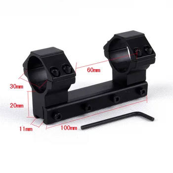 

Ring Mounts 30mm Caliber for Flashlight/Lazer Caliber for Flashlight/Lazer with 11mm Weaver Rail