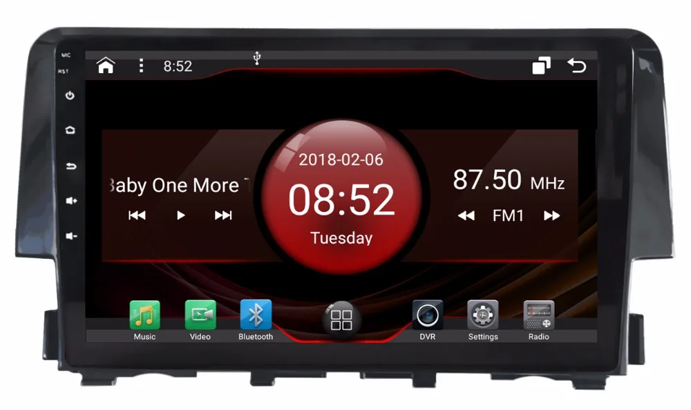 Navirider octa core Android 7.1.2 car radio tape recorder 2GB RAM for