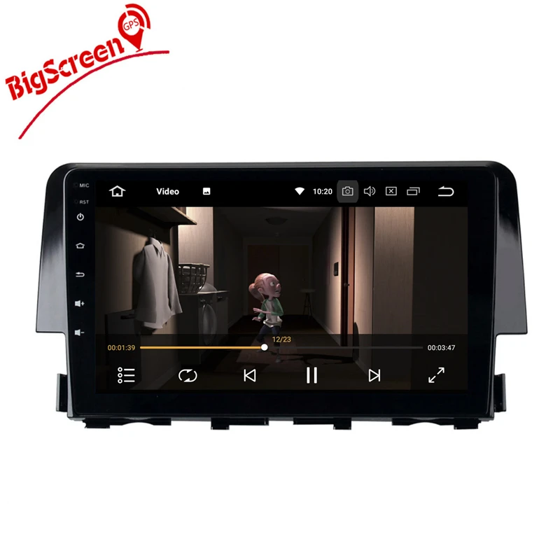Sale The Newset Android8.0 8 Core 4GB RAM 32GB ROM Car No DVD Player GPS Navi For Honda Civic 2015 2016 multimedia Unit Autoradio 5