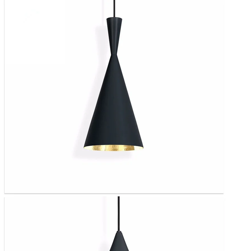 IKVVT современный светодиодный подвесной светильник, внутреннее освещение, столовая лампа, черный минималистичный подвесной светильник, украшение дома, Освещение E27
