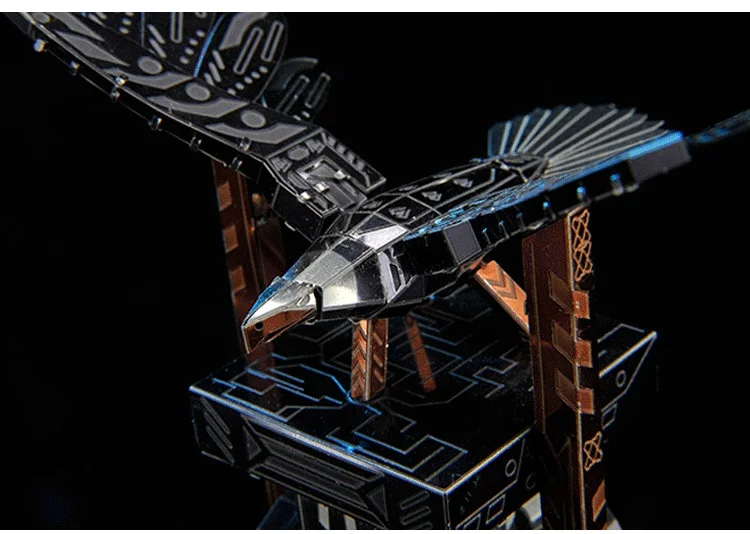 Микромир 3D металлическая головоломка фигурка игрушка механический Летающий орел модель обучающая головоломка 3D модель образование