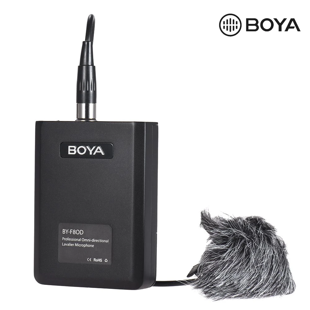 BOYA BY-F8OD XLR Lavalier микрофон для инструментов для вокальной акустической гитары применение театральной музыки для съемок фильмов